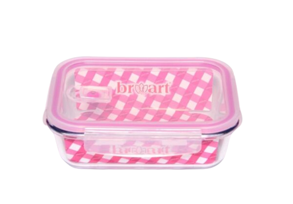 Caserola Sticla Termorezistenta Cu Capac Si Garnitura Etansa, Supapa Aer, 22x17.5x7 Cm, 1.5L Casidora