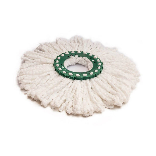 Rezerva Mop Rotativ, 16 cm, Microfibra, Alba Casidora
