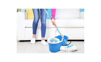 Rezerva Mop Rotativ, 16 cm, Microfibra, Alba Casidora