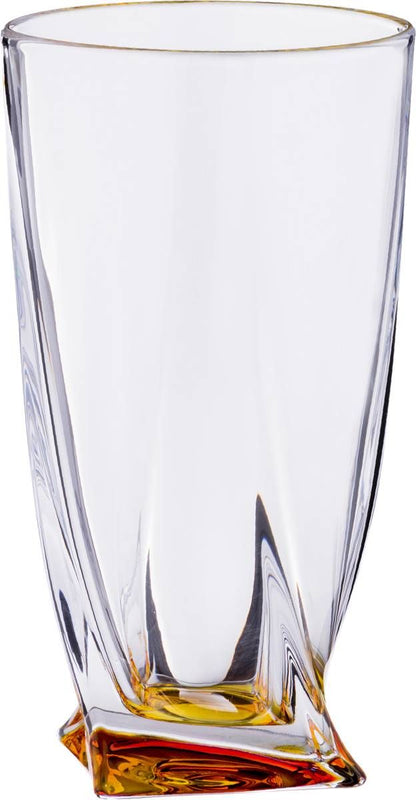 Set 6 Pahare BOHEMIA CRISTAL Quadro, 350 ML, Multicolor Casidora