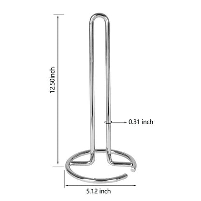Suport De Metal Pentru Rola De Hartie, Prosoape de Hartie, Argintiu, 13x32 Cm Casidora